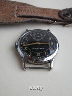 Jaeger le Coultre swiss military analog pilot cal. 463 men's vintage wrist watch