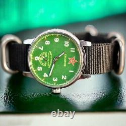 Komandirskie Soviet watch Pobeda Death to spies military watch, analog watch