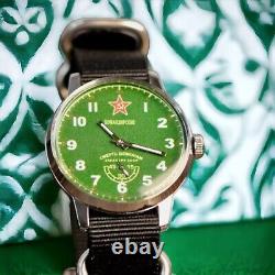 Komandirskie Soviet watch Pobeda Death to spies military watch, analog watch