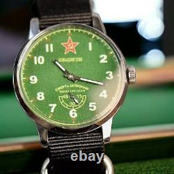 Komandirskie Soviet watch Pobeda Death to spies military watch, analog watch