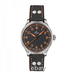 Laco Neapel 39 Flieger Type-A Orange Automatic Pilot Watch, #862129 Augsburg