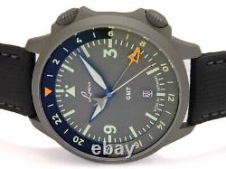 Laco Pilot Frankfurt GMT Grau 862121 Automatic Gray Dial Men's Watch U0105