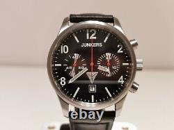 Limited Edition Pilots Style Men's Chronograph Watch Junkers/mov. Poljot 3133