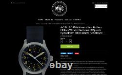 MWC A-17 Classic 1950s US Pattern Korean War Pilots Watch with Hybrid Movement