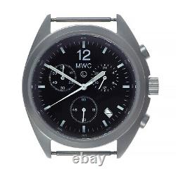 MWC European Pattern Hybrid Military Pilots Chronograph in Stainless Steel Case