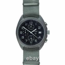 MWC NATO Pattern Stainless Steel Hybrid Military Pilots Chronograph