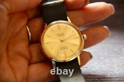 Men's Mechanical WristWatch POLJOT De Luxe Ultra SLIM Vintage watch Pilot