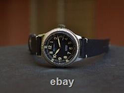Military Watch Automatic Mechanical Wristwatches Pilot NH38 Dome Sapphire Glass