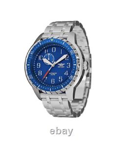 New Aeromat Pilot Beluga Automatic Stainless Steel withBlue Dial & 24HR dial Watch