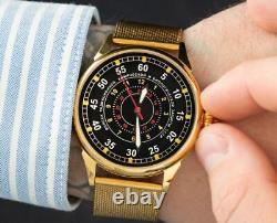 New! Raketa Watch Aviation Mechanical Russian Men's Soviet USSR Wrist Pilot Rare