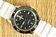 Oris Pre 65 Stainless Steel Diver Pilot Black Military Dial Straight Vent Watch
