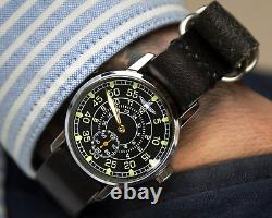 Pobeda Watch Mechanical Aviator Soviet Russian USSR Military Men Rare Vintage 20