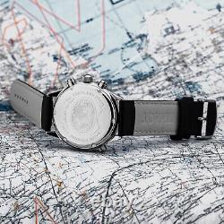 Poljot 3133 Civil Chronograph Mechanical Men's Watch Pilot Hand Wound Russia