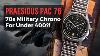 Praesidus Pac 76 Pilot Asymmetrical Chronograph New Vintage Military Watch In Review