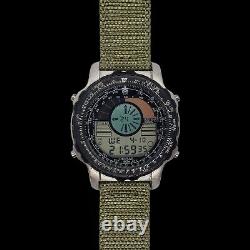 Pulsar TechGear 1990s Multifunction Pilot Chronograph Watch Rare (W800-6020)