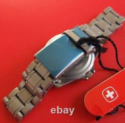 RARE NEWithNOS WENGER Swiss Army Genuine SAK PILOT TITANIUM SmallTi Bracelet+BOX