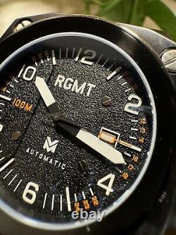 RGMT Altimeter Black Brown, Men's Watch, $600 MSRP, Automatic, Leather Strap