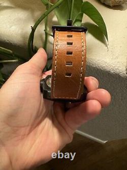 RGMT Altimeter Black Brown, Men's Watch, $600 MSRP, Automatic, Leather Strap