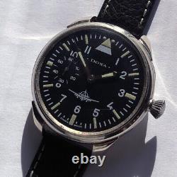 Rare BIG Marriage Military DOXA Swiss Wristwatch STYLE Aviator Pilots WW2