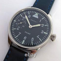 Rare Big Military DOXA Swiss Wristwatch Steel Case STYLE Aviator Pilots WW2