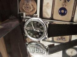 Rare C1930-39 Ww2 Fleigeruhr Antique Luftwaffe Military Vintage Pilot Watch