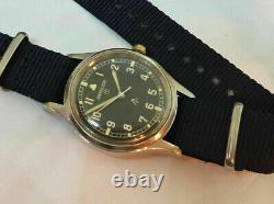 Rare Vintag Hamilton British Pilot Military Manual Man's Watch 6b-9101000h1/j016