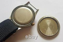 Rare Vintag Hamilton British Pilot Military Manual Man's Watch 6b-9101000h1/j016