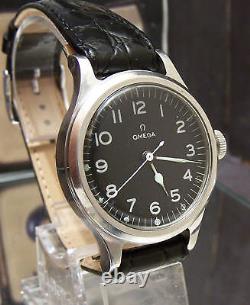 Rare Vintage Omega 56 Raf Pilots Watch Ex Ww2 6b/159 British Military Serviced