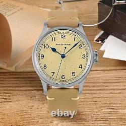 SAN MARTIN SN0105-G Military Style NH35 Automatic 38.5mm 10ATM Men's Pilot Watch