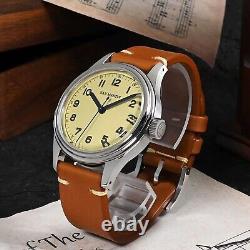 SAN MARTIN SN0108-G Military Style NH35 Automatic 38.5mm 10ATM Men's Pilot Watch