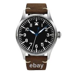 SAN MARTIN SN0117-G Automatic Stainless Steel Case 41mm 10 ATM Men's Pilot Watch