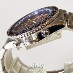 SEIKO Pilot Flightmaster Chronograph 100M Men's Wristwatch Blue 7T92-0CF0 Quartz