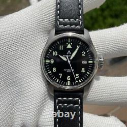 STEELDIVE Men Pilot Watch 39MM Automatic Wristwatch Diver 20ATM C3Luminous NH35