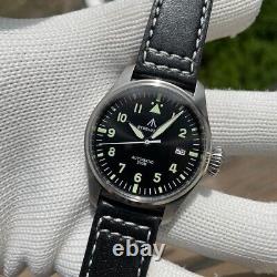 STEELDIVE Men Pilot Watch 39MM Automatic Wristwatch Diver 20ATM C3Luminous NH35