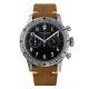 San Martin Pilot VK64 Chronograph Men's Quartz Watch Bidirectional Bezel Watches