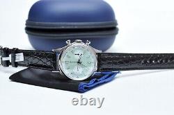 Seagull Pilot Military Mechanical 40mm Watch Sapphire Chronograph Green Dial