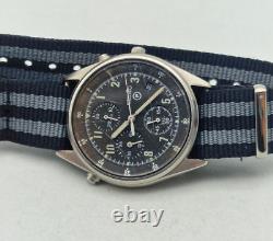 Seiko 7t27-7a20 Raf Military Issued P Pilot Watch Quartz Man's /k025