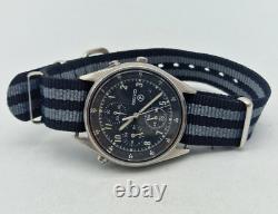 Seiko 7t27-7a20 Raf Military Issued P Pilot Watch Quartz Man's /k025