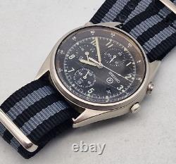 Seiko 7t27-7a20 Raf Military Issued P Pilot Watch Quartz Man's /k025