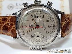 Serviced Vintage Enicar Chronograph Pilots Watch Valjoux 92 Pre Sherpa 1970's
