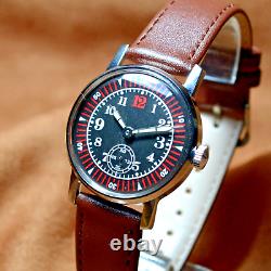Soviet Military Wristwatch Pobeda Pilot Vintage ZIM Aviator Mens Wristwatch USSR