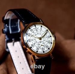 Soviet Vintage Watch Pobeda Pilot ZIM Men's Mechanical MILITARY Wristwatch USSR