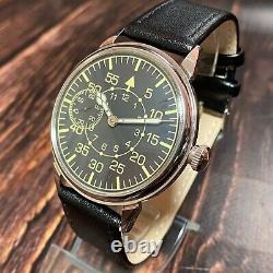 Soviet Wristwatch Marriage Classic Watch Montre Homme Soviet Vintage Black Dial