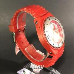 TechnoMarine Chronograph Cruise CSX13 Jellyfish Sport Watch Red Stainless Steel