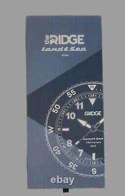 The Ridge Watch The Land & Sea 42mm GMT -GREEN AND BLACK