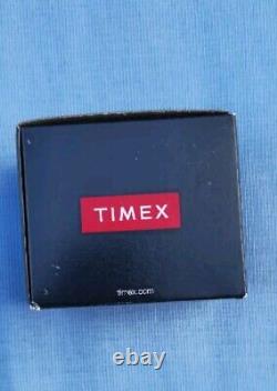 Timex T2N721 Quartz Compass Tide Temperature Silver Case Brown Strap Watch