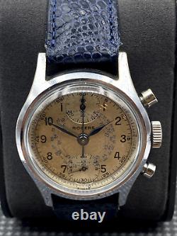 ULTRA RARE Bovet Rogers pilots/military Chrono WWII Louis Lang case EXCELLENT