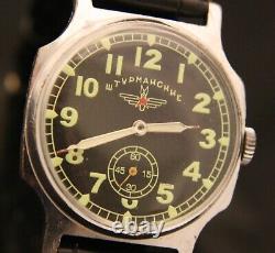 Vintage STURMANSKIE PILOT 1980's USSR, Pobeda ZIM 15 jewel wristwatch serviced