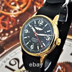 Watch RAKETA USSR PILOT AVIATOR Men's Dress Vintage Watch Mechanism 2609. HA