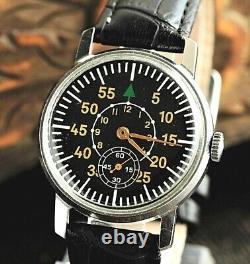 Wrist watch Pobeda Zim 2602 cal Watch Pilot Vintage Men's Mechanical Military